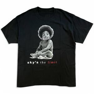 Notorious BIG Sky's The Limit Biggie Smalls Rap Band T Shirt M Black Music Baby
